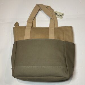 Magid Durable Canvas 100% Cotton Tote with Zip Closure